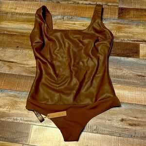 SKIMS Brown Bodysuit